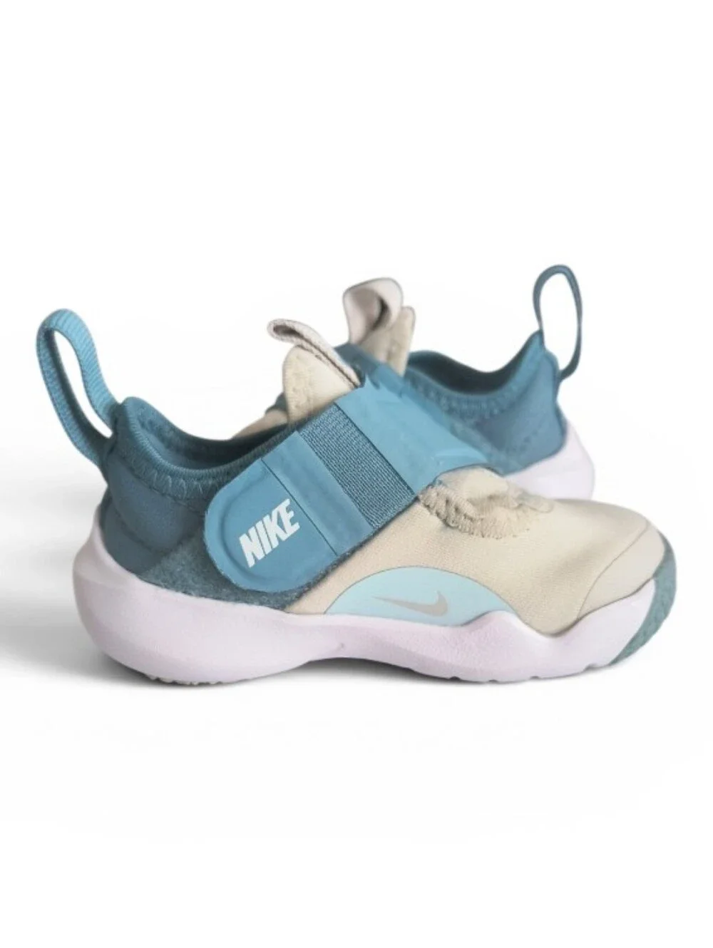 Nike Flex Advance TD Light Bone & Glacier Blue Infant Sneakers Size 4C